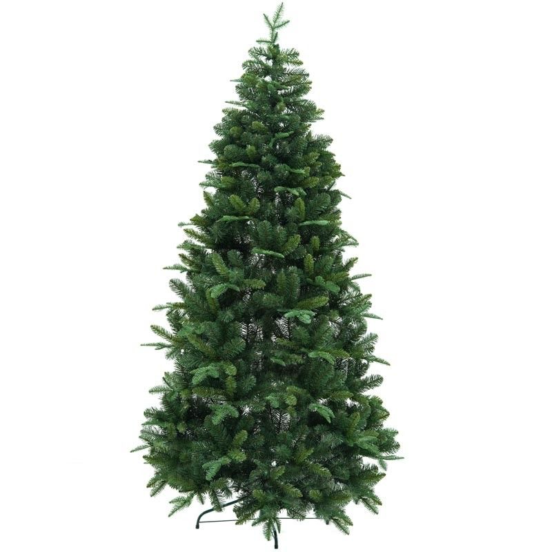 Albero di Natale a Parete Verde H.210 cm in Pe+Pvc con Apertura ad Ombrello - Marte