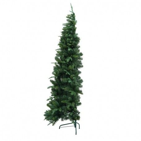 Albero di Natale a Parete Verde H.210 cm in Pe+Pvc con Apertura ad Ombrello - Marte
