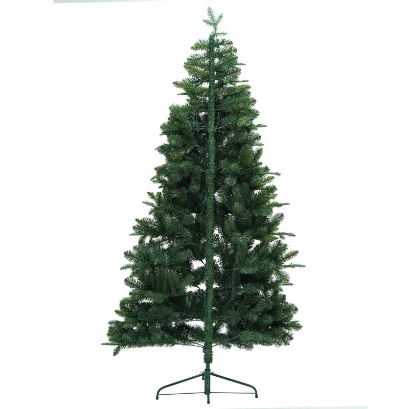 Albero di Natale a Parete Verde H.210 cm in Pe+Pvc con Apertura ad Ombrello - Marte