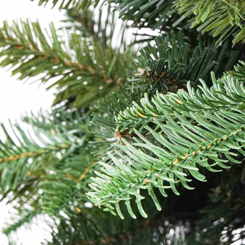 Albero di Natale a Parete Verde H.210 cm in Pe+Pvc con Apertura ad Ombrello - Marte