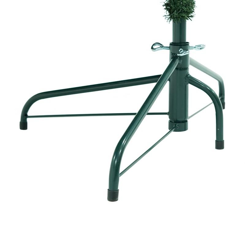 Albero di Natale a Parete Verde H.210 cm in Pe+Pvc con Apertura ad Ombrello - Marte