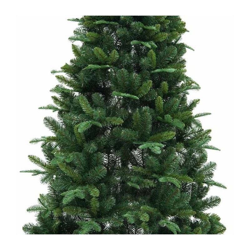 Albero di Natale a Parete Verde H.210 cm in Pe+Pvc con Apertura ad Ombrello - Marte