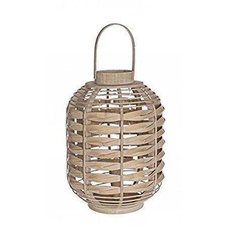 Lanterna Rabat Naturale H.44 cm - Bizzotto Lanterna Rabat Naturale H.44 cm - Bizzotto