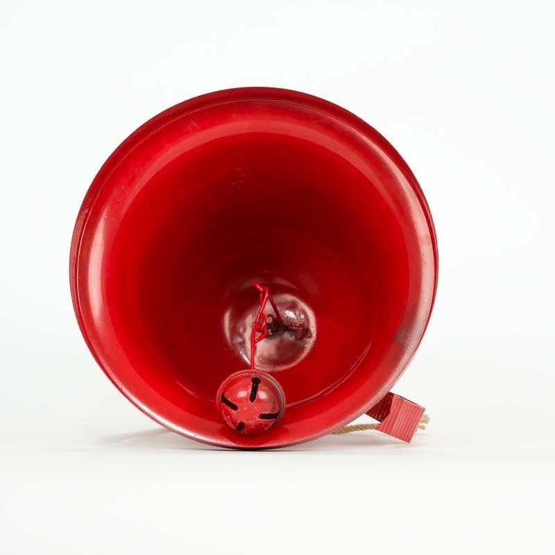 Campana Natalizia in Latta Rossa H.28 cm