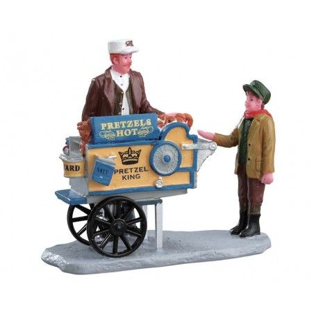 Pretzel King Pretzel Cart - Lemax 42238