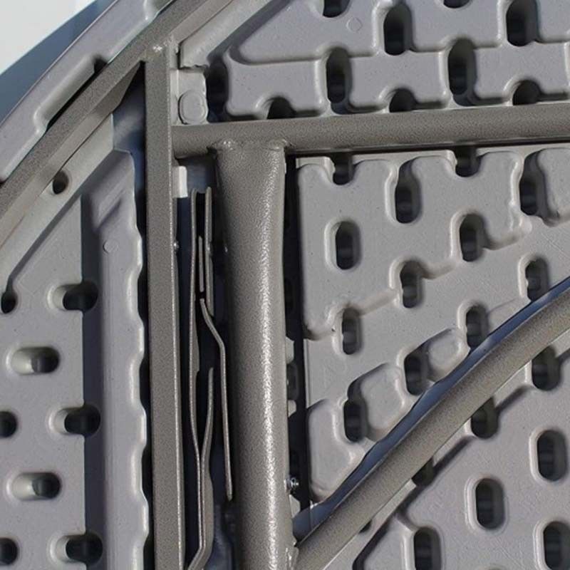 Tavolo Rotondo da Catering con Gambe Pieghevoli D.180xH.74 cm