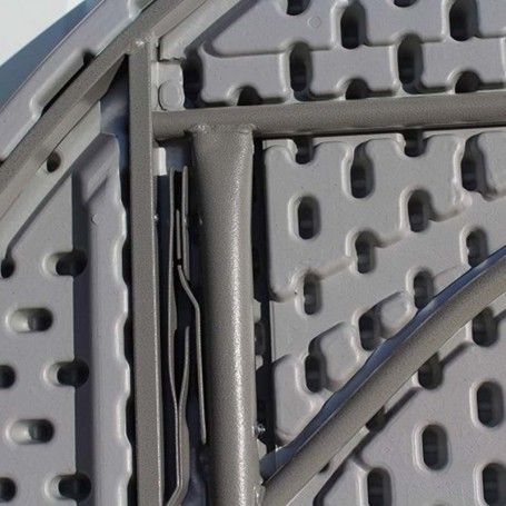 Tavolo Rotondo da Catering con Gambe Pieghevoli D.180xH.74 cm