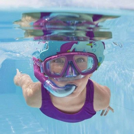 Set Maschera e Boccaglio con Animaletti - Bestway Set Maschera e Boccaglio con Animaletti - Bestway