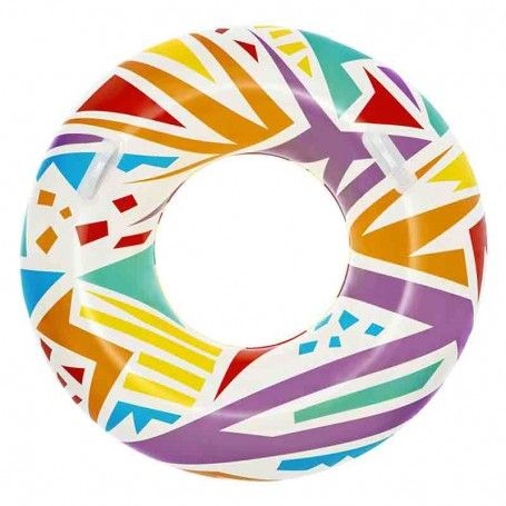 Ciambella Salvagente Fantasia Geometrica D.107 cm - Bestway Ciambella Salvagente Fantasia Geometrica D.107 cm - Bestway