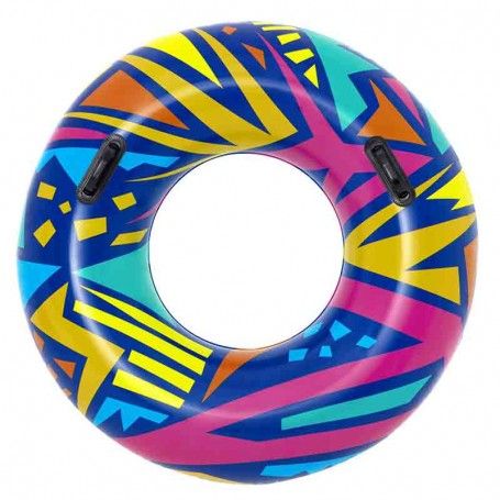 Ciambella Salvagente Fantasia Geometrica D.107 cm - Bestway Ciambella Salvagente Fantasia Geometrica D.107 cm - Bestway
