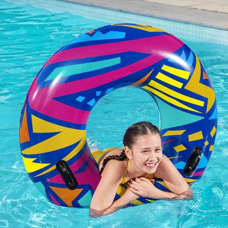 Ciambella Salvagente Fantasia Geometrica D.107 cm - Bestway