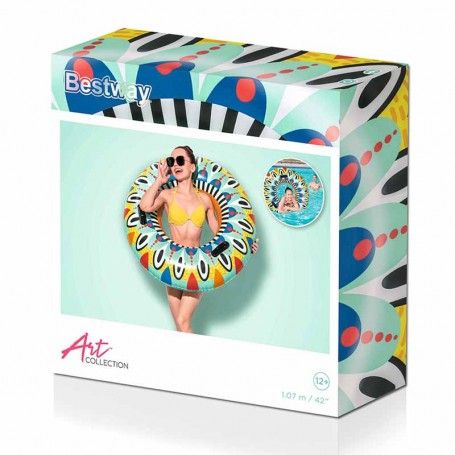 Ciambella Salvagente Flirty Fiesta D.107 cm - Bestway Ciambella Salvagente Flirty Fiesta D.107 cm - Bestway