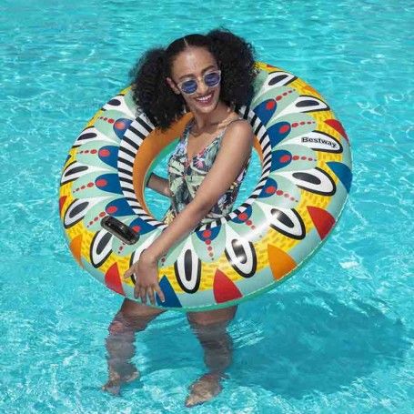 Ciambella Salvagente Flirty Fiesta D.107 cm - Bestway Ciambella Salvagente Flirty Fiesta D.107 cm - Bestway