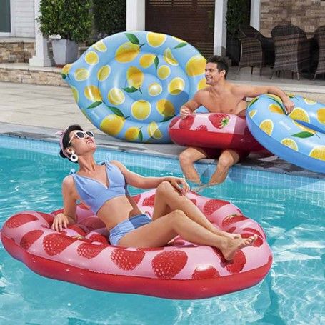 Materassino Gonfiabile Lampone 165x151 cm - Bestway Materassino Gonfiabile Lampone 165x151 cm - Bestway