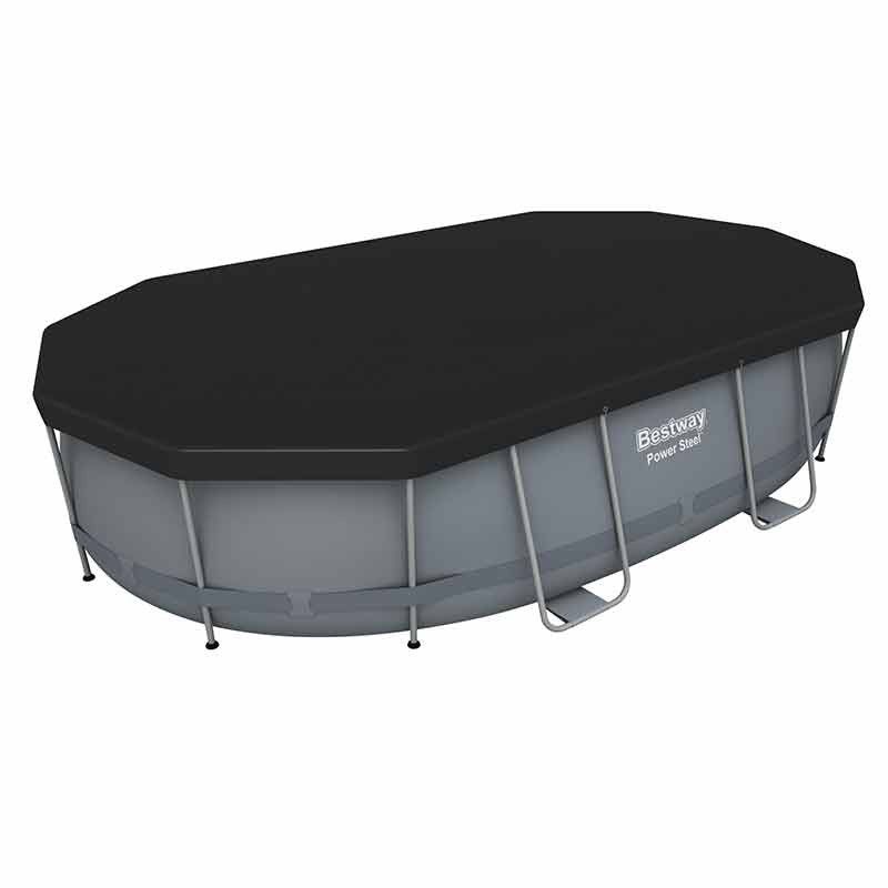 Piscina Ovale 488x305x107 cm con Filtro a Cartuccia - Bestway 56448