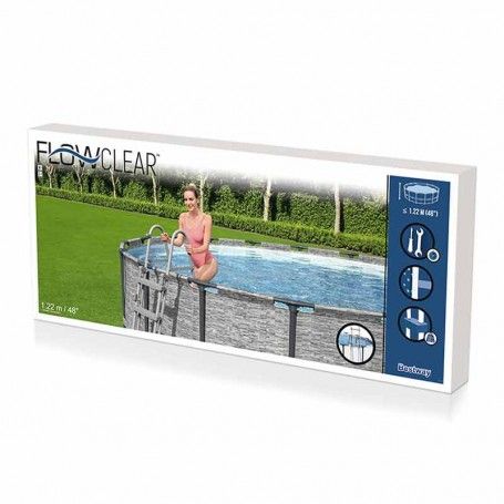 Scala di Sicurezza per Piscine H.122 cm - Bestway 58331 Scala di Sicurezza per Piscine H.122 cm - Bestway 58331