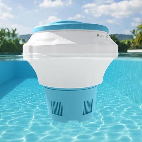 Dispenser di Cloro Galleggiante con Presina per Piscina - Bestway 58668 Dispenser di Cloro Galleggiante con Presina per Piscina - Bestway 58668