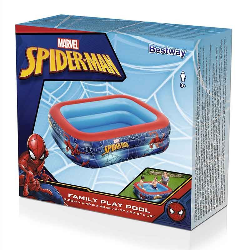 Piscina Gonfiabile Spiderman 200x146x48 cm - Bestway 98011