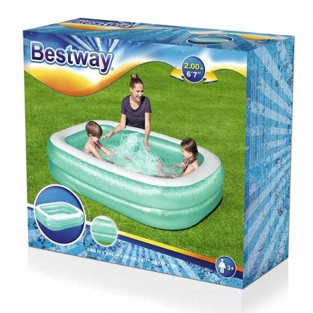Piscina Gonfiabile Rettangolare 201x150x51 cm - Bestway 54005 Piscina Gonfiabile Rettangolare 201x150x51 cm - Bestway 54005