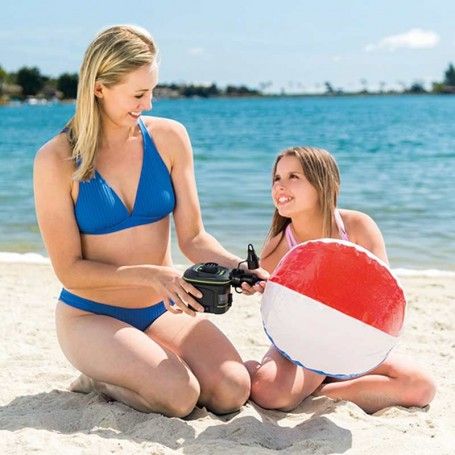 Pompa Elettrica Quick Fill a Batterie Ricaricabili 420 L/min - Intex 66638