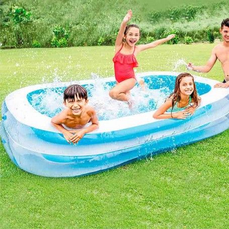 Piscina Gonfiabile Rettangolare 262x175xH.56 cm - Intex 56483
