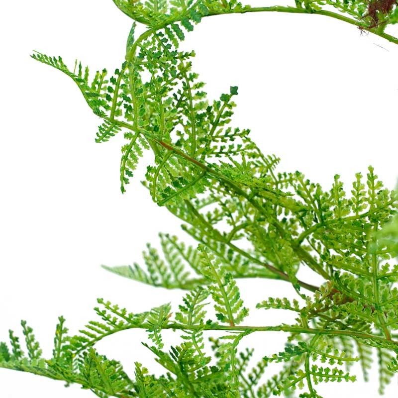 Pianta Felce Artificiale Real Touch con Vaso