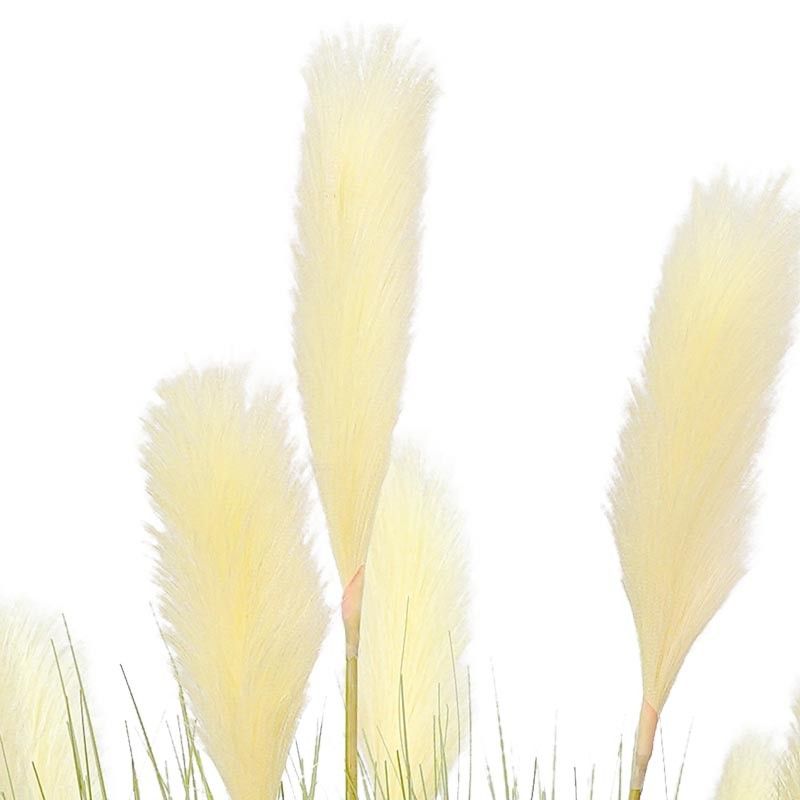 Pianta Pampas Artificiale con Vaso H.110 cm