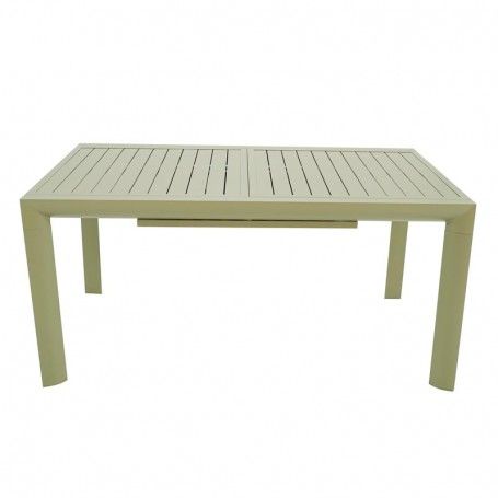 Tavolo Rettangolare Allungabile in Alluminio Tortora | Coffee