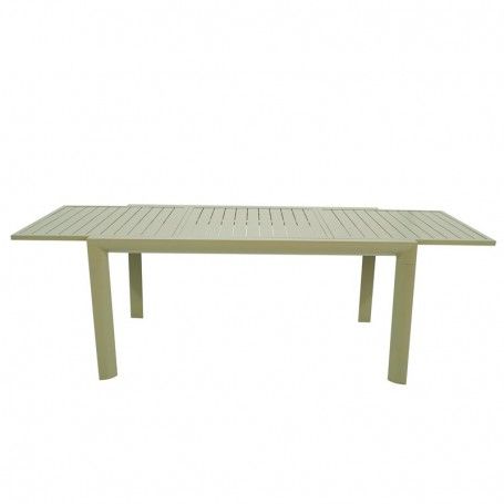 Tavolo Rettangolare Allungabile in Alluminio Tortora | Coffee