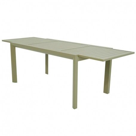 Tavolo Rettangolare Allungabile in Alluminio Tortora | Coffee