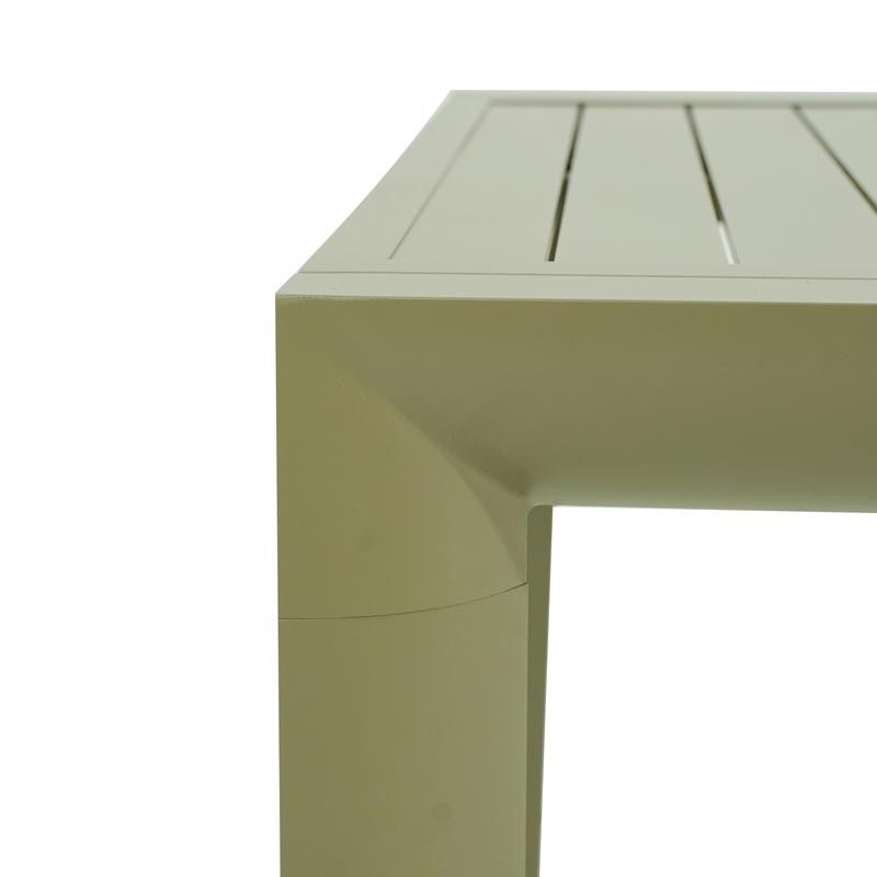 Tavolo Rettangolare Allungabile in Alluminio Tortora | Coffee