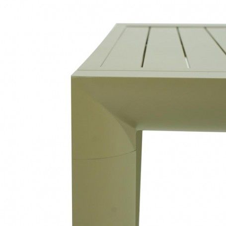 Tavolo Rettangolare Allungabile in Alluminio Tortora | Coffee