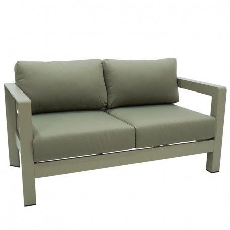 Set Divano da Giardino in Alluminio | Orlando Tortora Set Divano da Giardino in Alluminio | Orlando Tortora