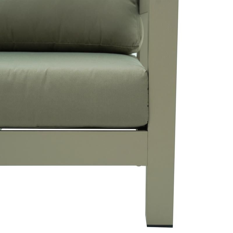 Set Divano da Giardino in Alluminio | Orlando Tortora