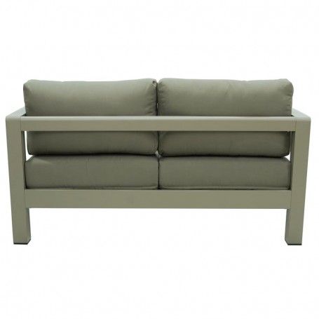 Set Divano da Giardino in Alluminio | Orlando Tortora Set Divano da Giardino in Alluminio | Orlando Tortora