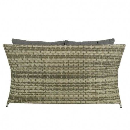 Set Divano da Giardino in Alluminio Beige - Lisandro Set Divano da Giardino in Alluminio Beige - Lisandro