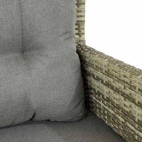 Set Divano da Giardino in Alluminio Beige - Lisandro Set Divano da Giardino in Alluminio Beige - Lisandro