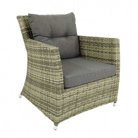 Set Divano da Giardino in Alluminio Beige - Lisandro Set Divano da Giardino in Alluminio Beige - Lisandro