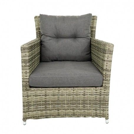 Set Divano da Giardino in Alluminio Beige - Lisandro Set Divano da Giardino in Alluminio Beige - Lisandro