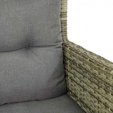 Set Divano da Giardino in Alluminio Beige - Lisandro Set Divano da Giardino in Alluminio Beige - Lisandro