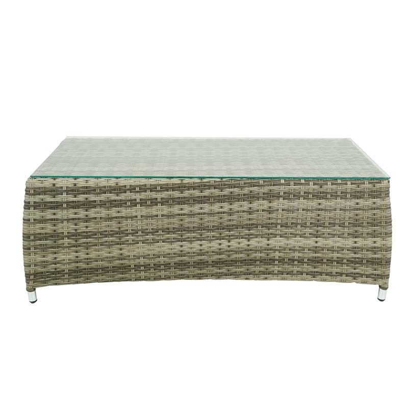 Set Divano da Giardino in Alluminio Beige - Lisandro