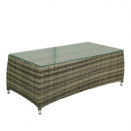 Set Divano da Giardino in Alluminio Beige - Lisandro Set Divano da Giardino in Alluminio Beige - Lisandro