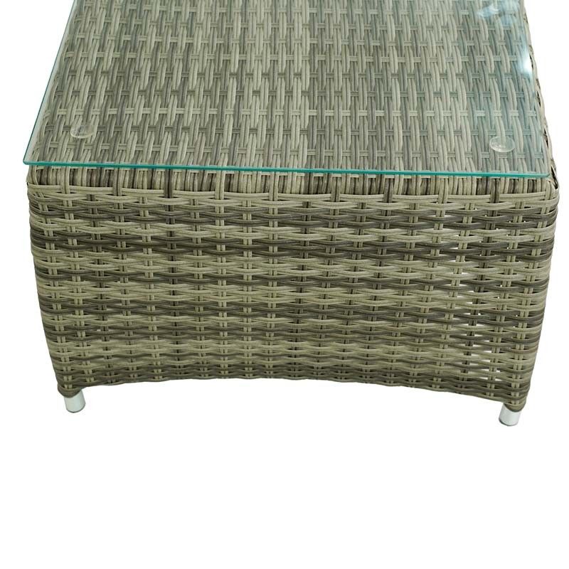 Set Divano da Giardino in Alluminio Beige - Lisandro