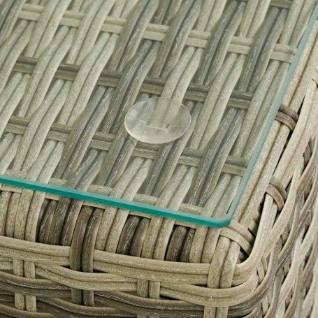 Set Divano da Giardino in Alluminio Beige - Lisandro Set Divano da Giardino in Alluminio Beige - Lisandro