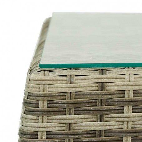 Set Divano da Giardino in Alluminio Beige - Lisandro Set Divano da Giardino in Alluminio Beige - Lisandro