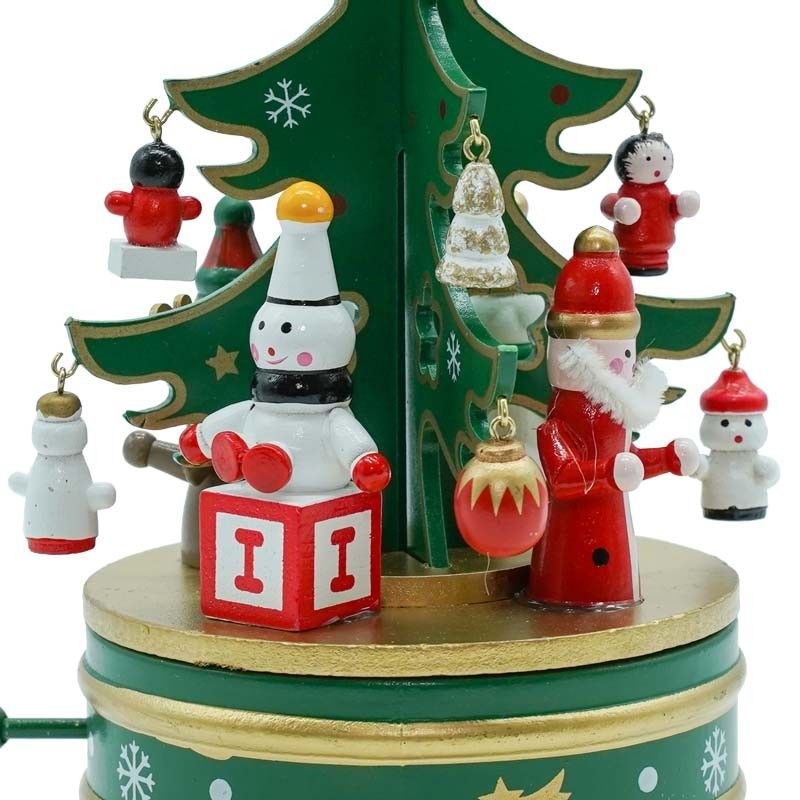 Carillon con Albero di Natale Verde 2 Misure