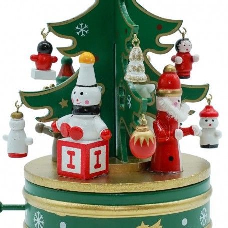 Carillon con Albero di Natale Verde 2 Misure