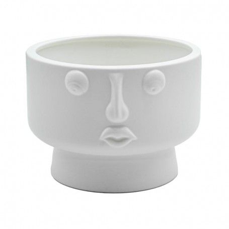 Vaso in Ceramica Bianco H.13 cm