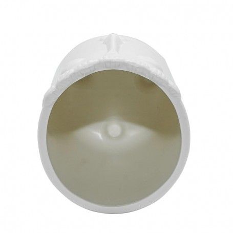 Vaso in Ceramica Bianco H.25 cm Vaso in Ceramica Bianco H.25 cm