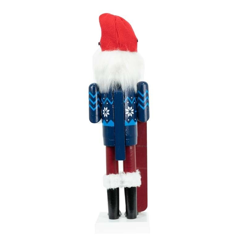 Schiaccianoci Natalizio con Snowboard H.38 cm